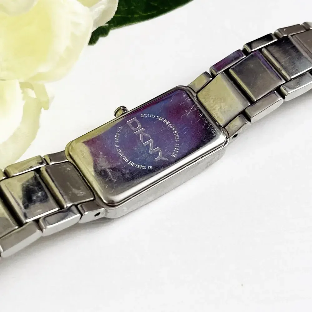 Dkny silver baguette